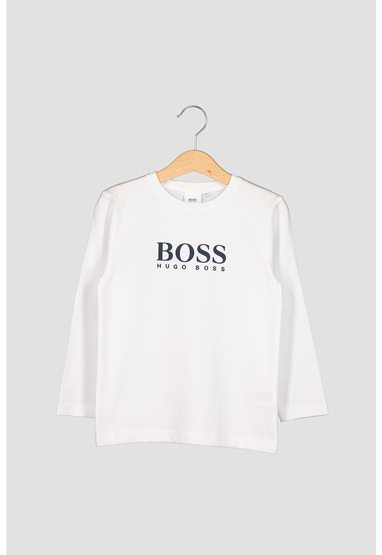 Блуза с щампа BOSS Kidswear