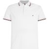 Вталена тениска с органичен памук с яка Tommy Hilfiger