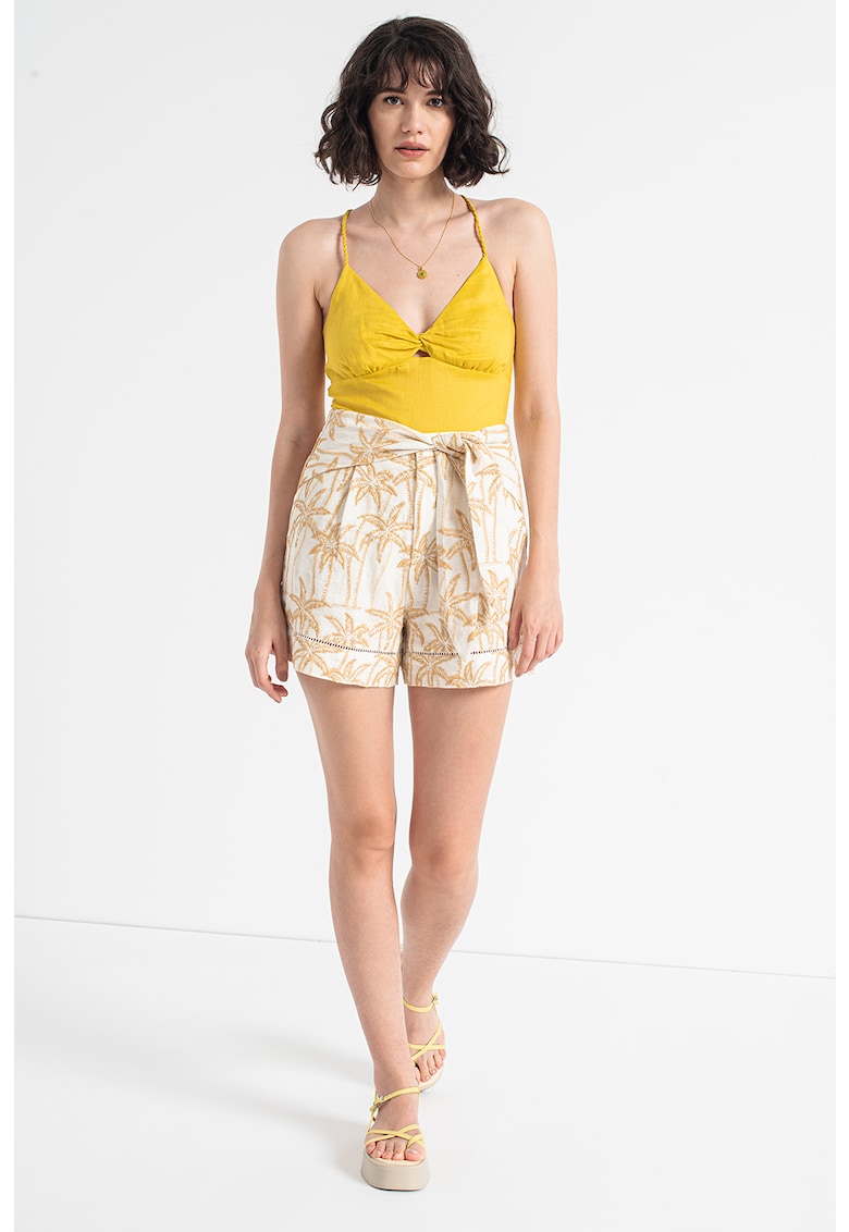 Къс панталон с висока талия Maison Scotch