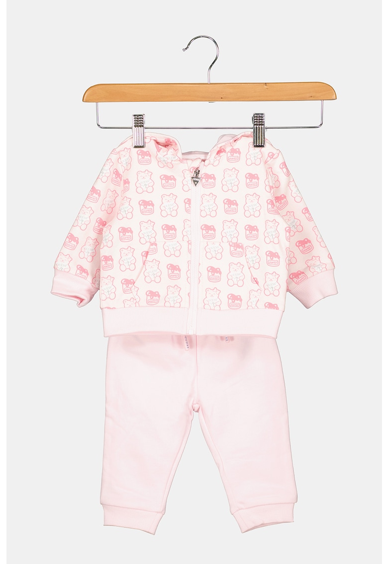 Guess - Памучен суитшърт и панталон - 2 части GUESS KIDS