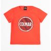 Памучна тениска Frida с овално деколте и лого Colmar