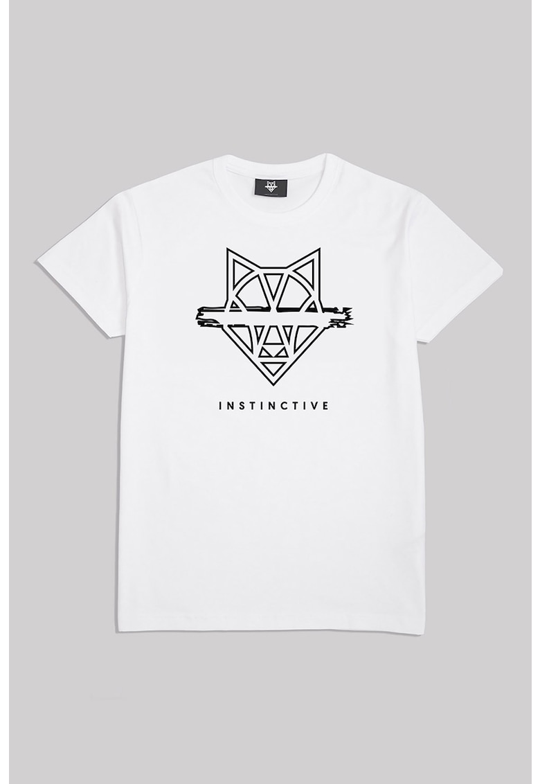 Памучна тениска с лого Instinctive
