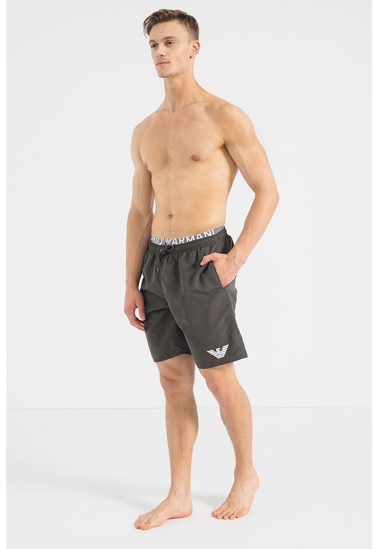 Плувни шорти с джобове встрани - Бански от Emporio Armani Underwear