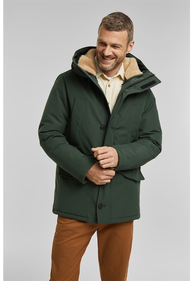 Подплатена зимна парка с качулка Esprit