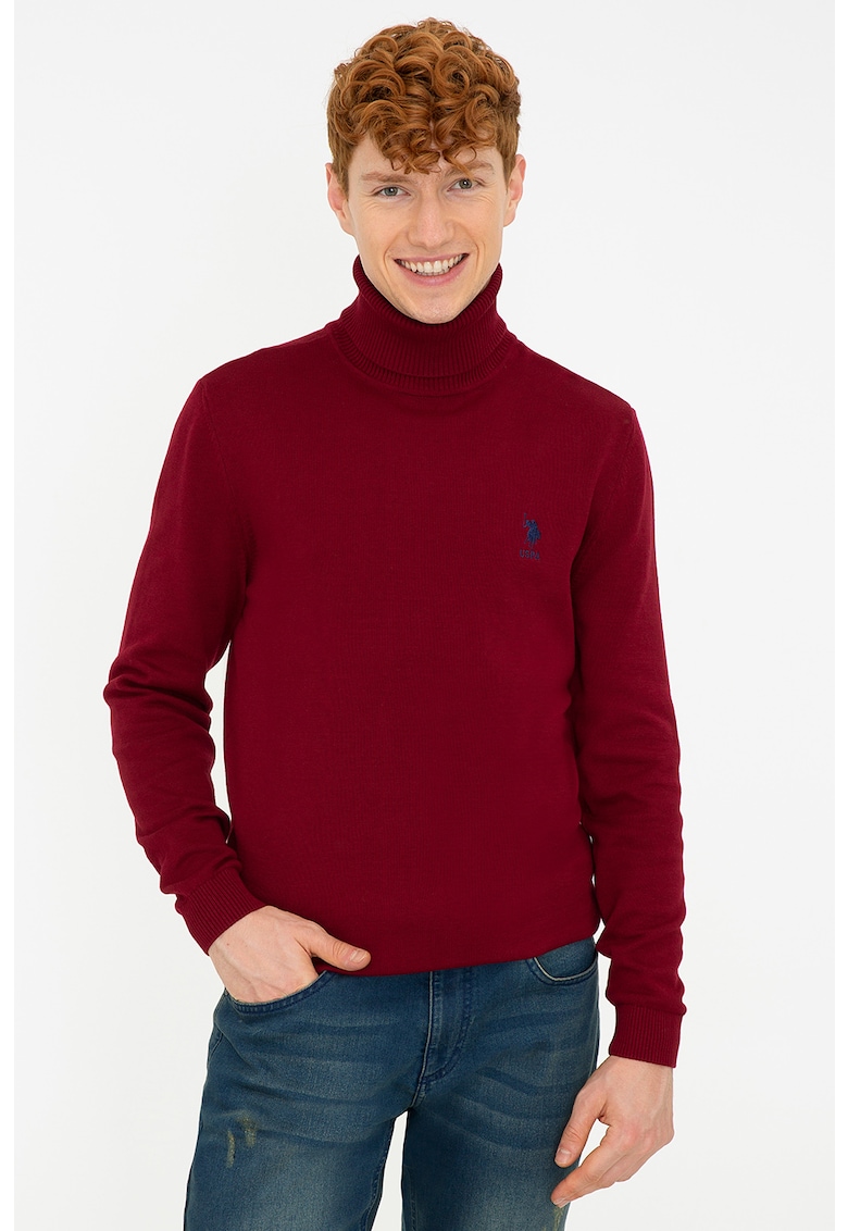 Поло с бродирано лого US Polo Assn
