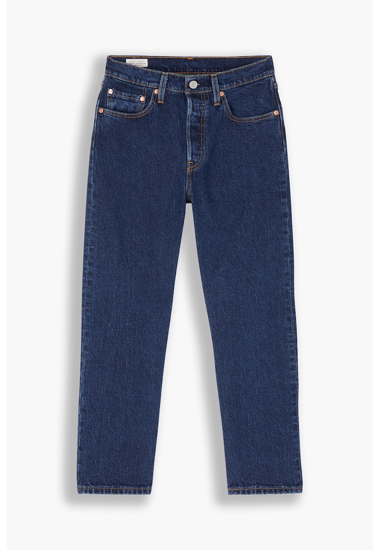 Прави дънки 501® над глезена с висока талия Levis