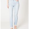 Прилепнали дънки с райе GUESS JEANS