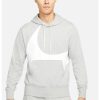 Суитшърт Swoosh с качулка - джоб кенгуру и връзки Nike