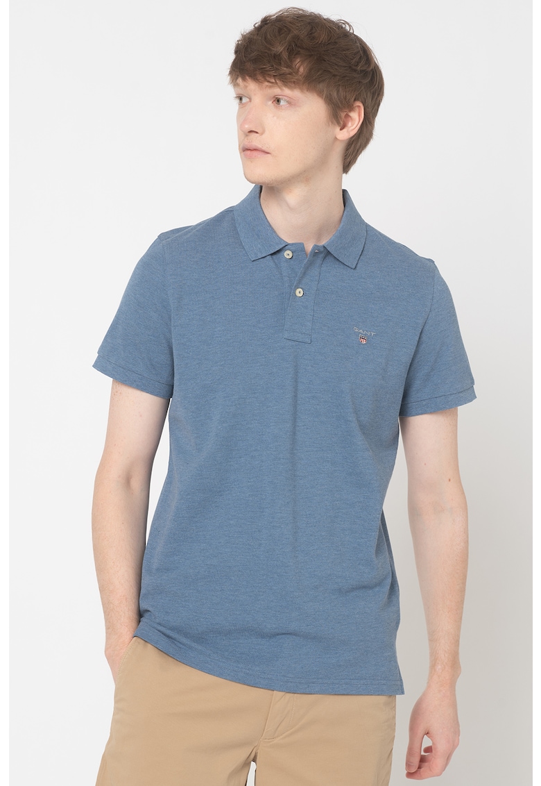 Тениска Original от пике с яка и лого Gant