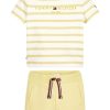 Тениска с овално деколте и къс панталон - 2 части Tommy Hilfiger