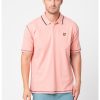Уголемена тениска с яка и лого Lyle Scott