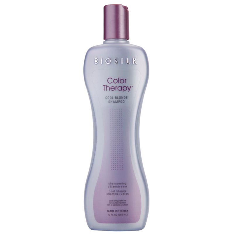 Color Therapy  Cool Blonde Shampoo Biosilk Color Therapy Cool Blonde Shampoo шампоан неутрализиращ жълтеникавите оттенъци 355 мл.