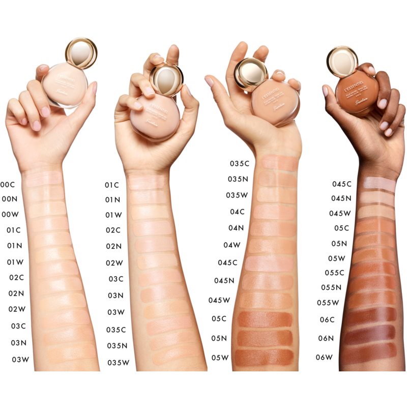 L’Essentiel Natural Glow Foundation GUERLAIN L’Essentiel Natural Glow Foundation дълготраен фон дьо тен SPF 20 цвят 02C Light Cool 30 мл. - оригинален продукт