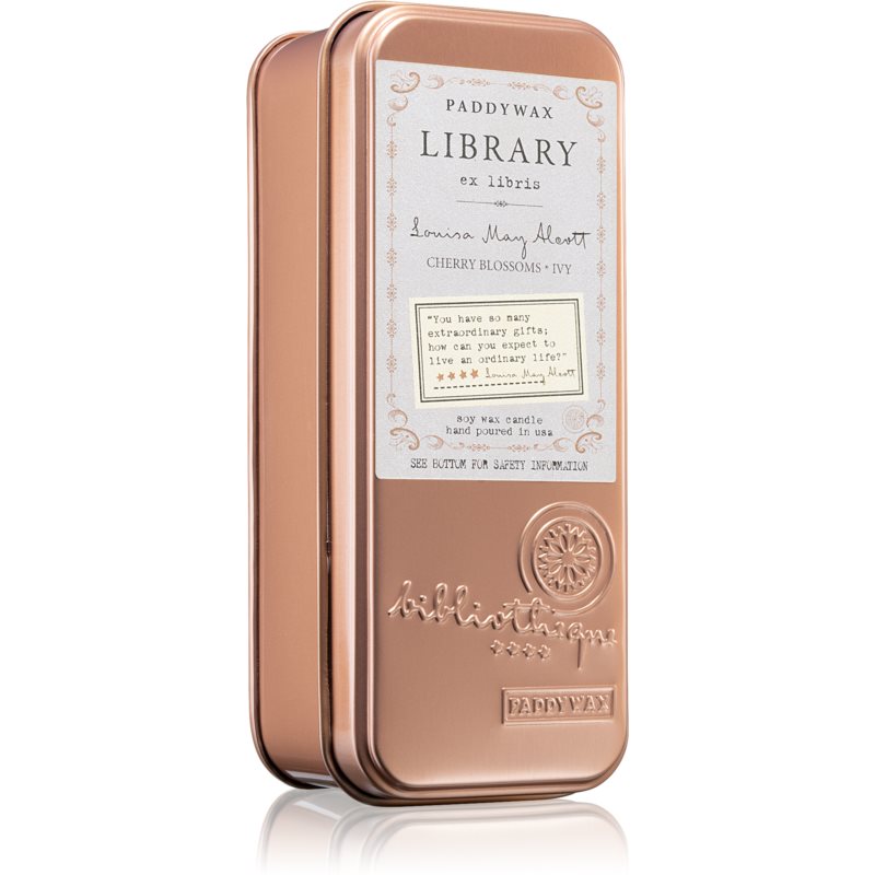 Paddywax Library Louisa May Alcott ароматна свещ 70 гр.