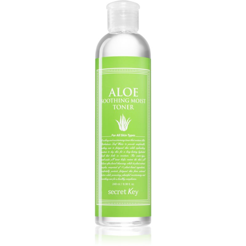 Secret Key Fresh Nature Aloe хидратиращ и успокояващ тоник за суха кожа 248 мл.