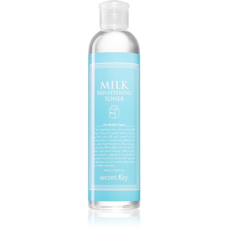 Secret Key Fresh Nature Milk озаряващ подхранващ лосион за лице с пилинг ефект 248 мл.