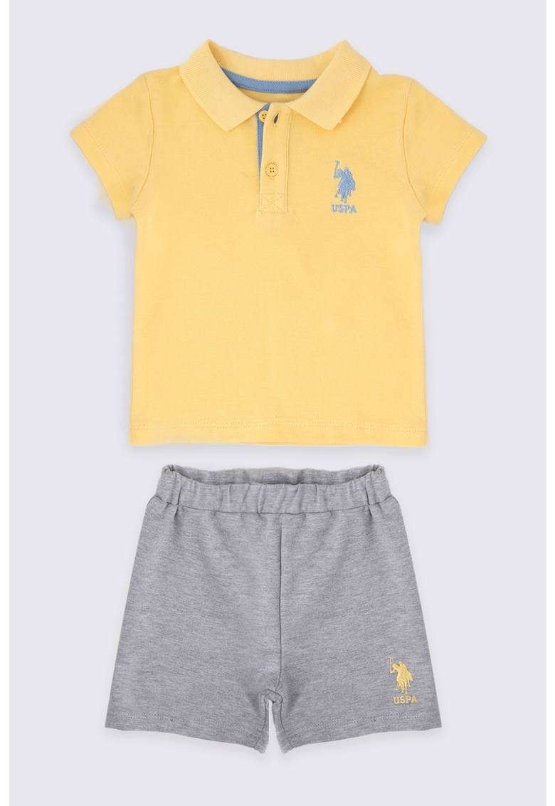 Tениска с яка и къс панталон US Polo Assn
