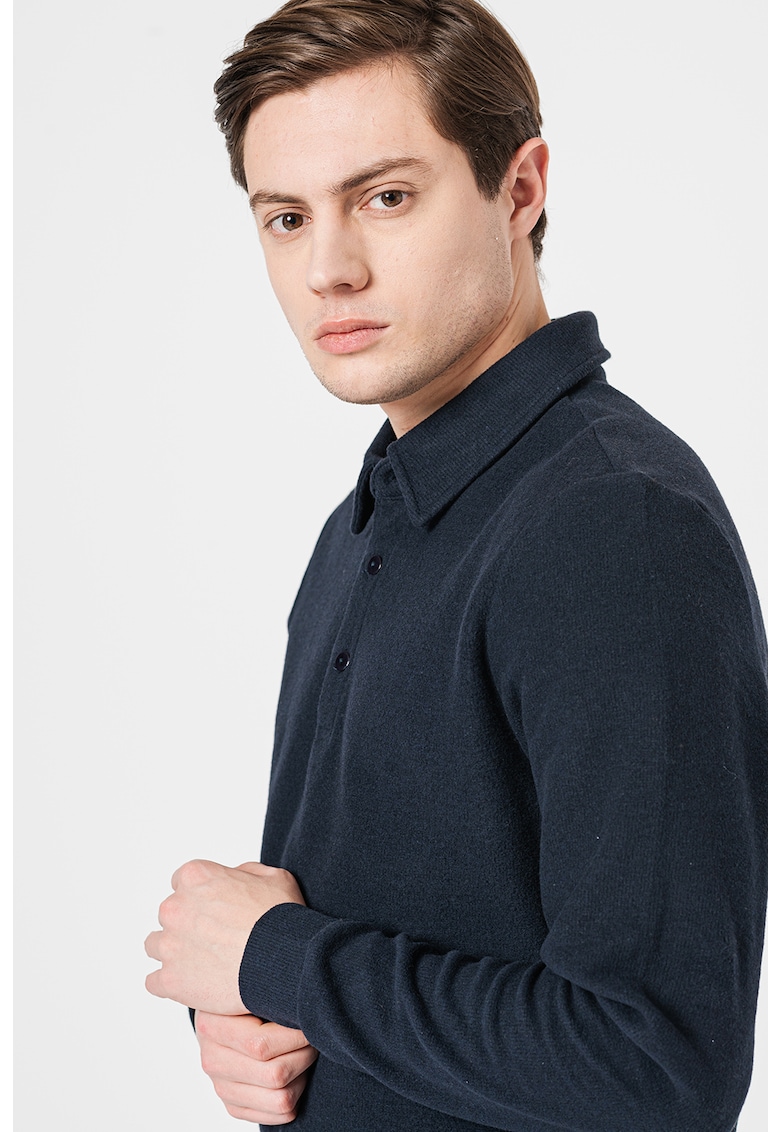 Блуза с дълги ръкави и яка Casual Friday