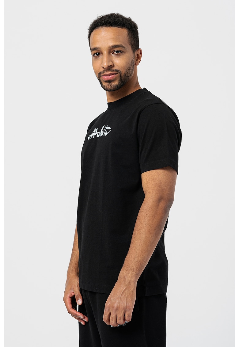 Вталена тениска Paint Arrow OFF-WHITE