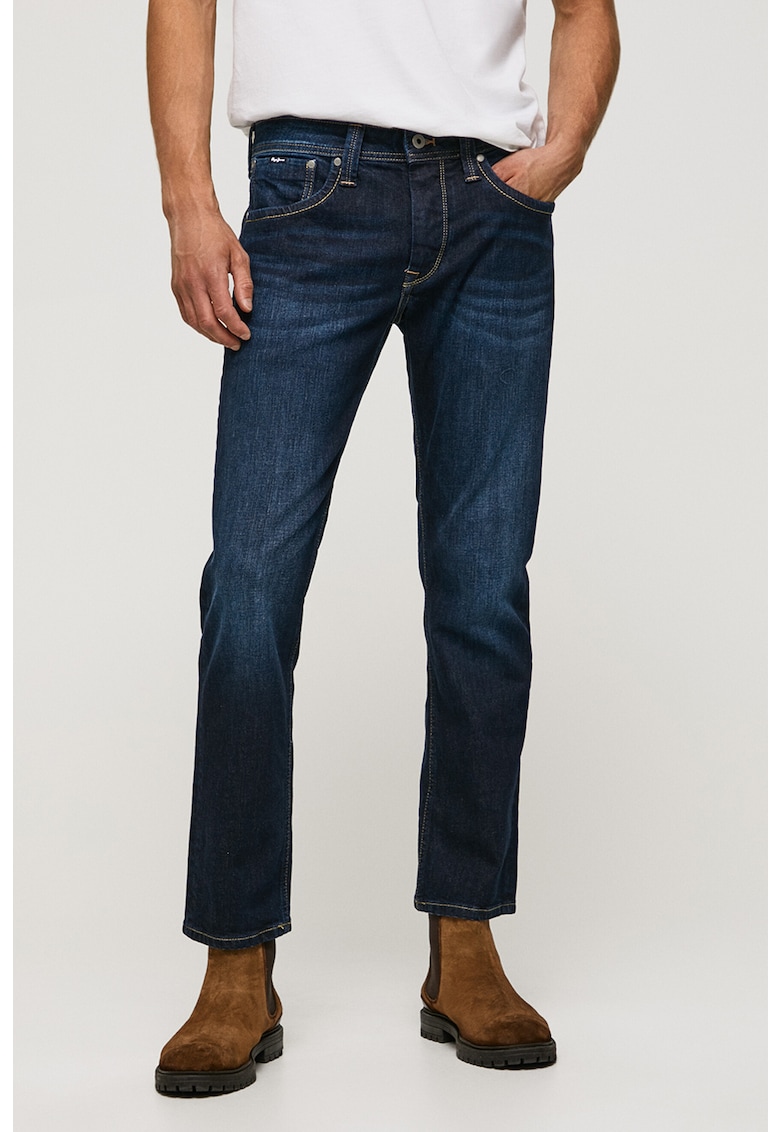 Дънки Cash със средна талия Pepe Jeans London