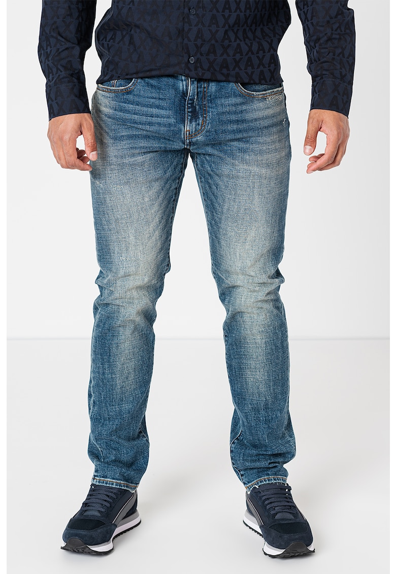 Дънки със захабен ефект ARMANI EXCHANGE