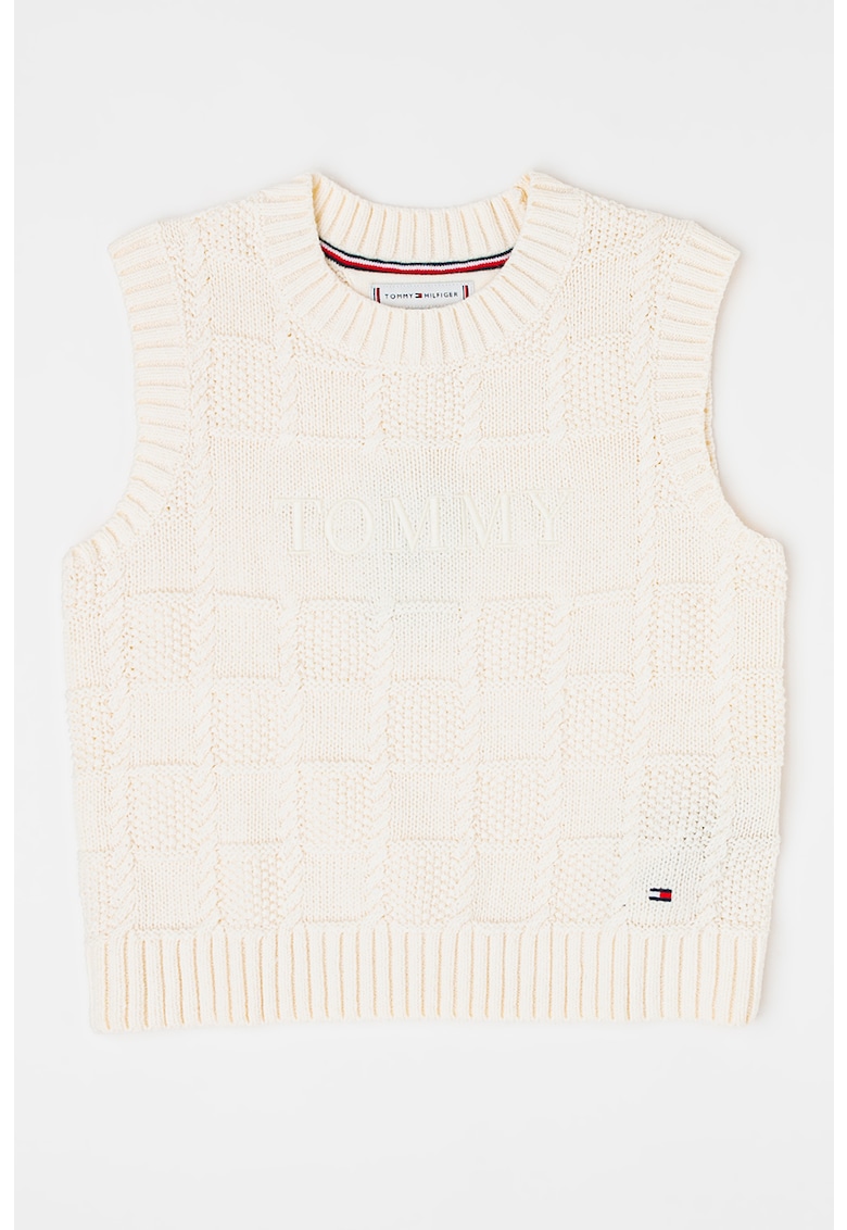 Елек с памук и лого Tommy Hilfiger