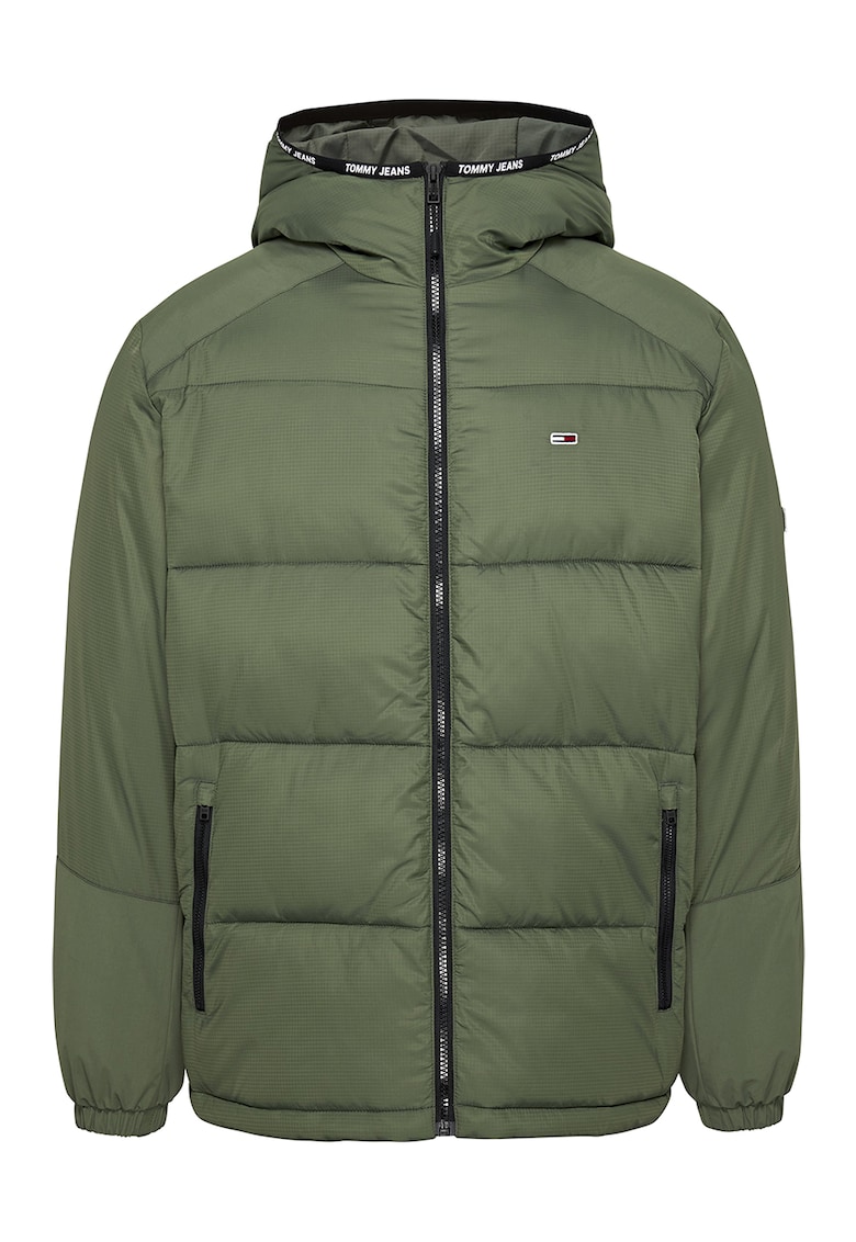 Зимно яке с качулка Tommy Jeans