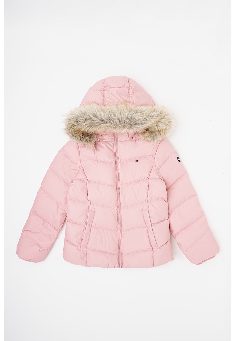 Капитонирано зимно яке с отделяща се качулка Tommy Hilfiger