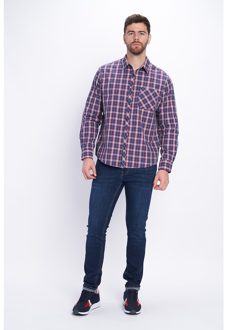 Карирана риза с джоб Lee Cooper