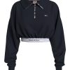 Къс суитшърт с органичен памук Tommy Jeans