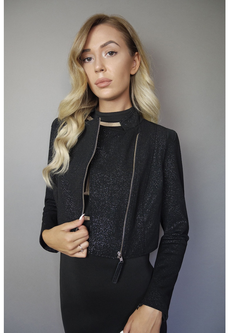 Късо яке с бляскави елементи ELEY DESIGN
