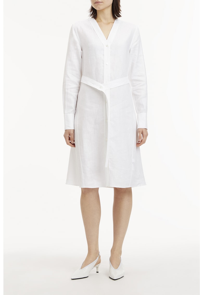 Ленена рокля тип риза CALVIN KLEIN
