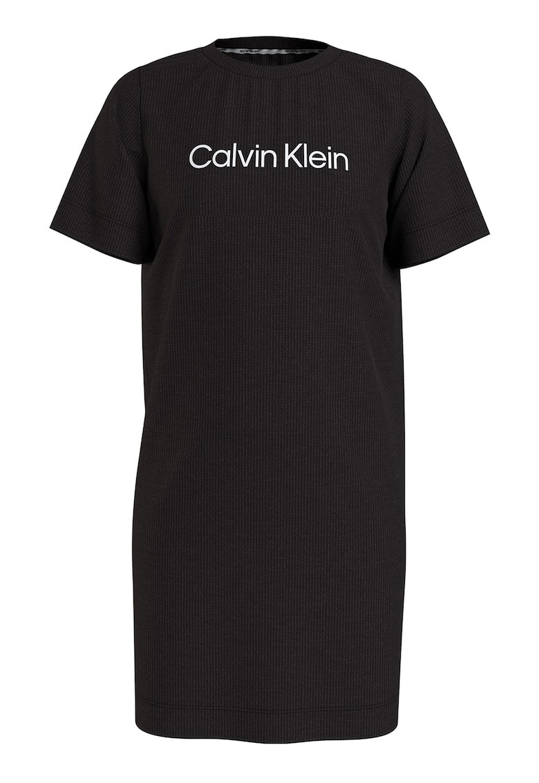 Памучна нощница с релеф CALVIN KLEIN