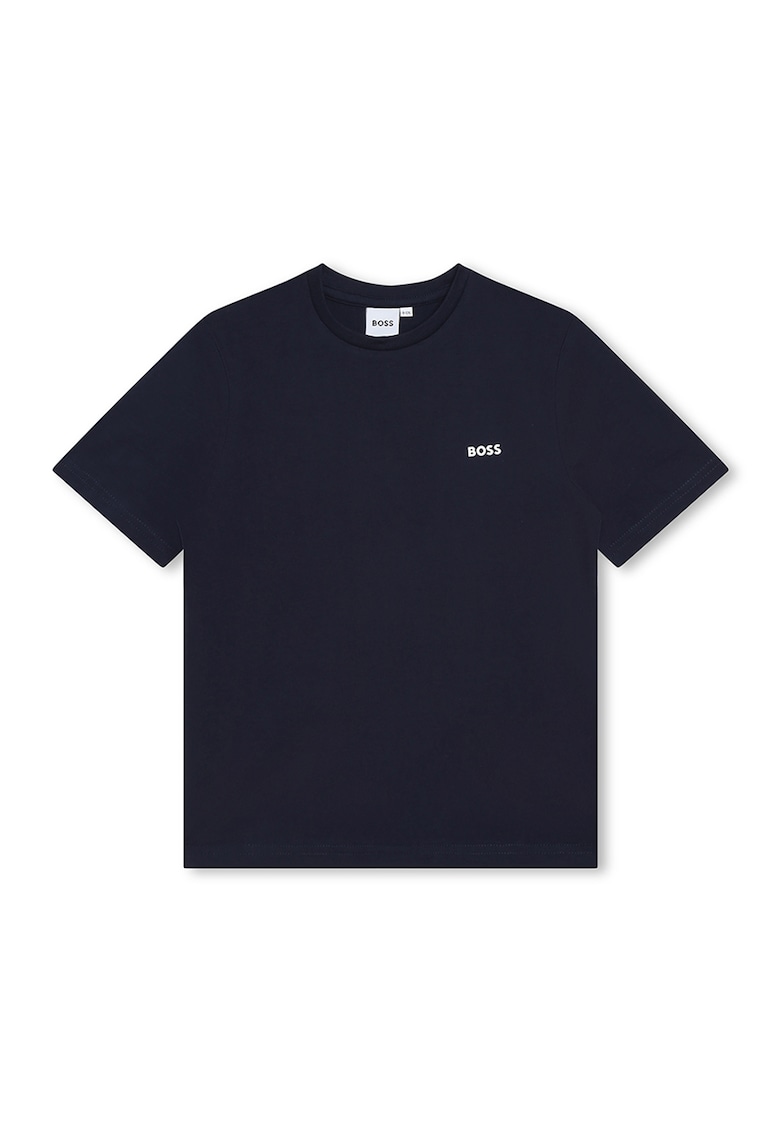 Памучна тениска с лого BOSS Kidswear