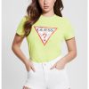 Памучна тениска с лого GUESS JEANS