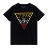 Памучна тениска с лого GUESS JEANS