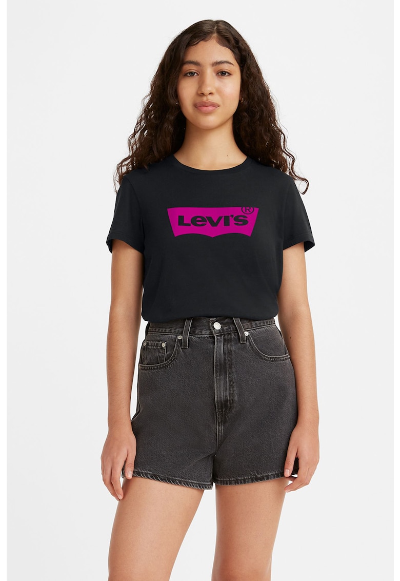 Памучна тениска с лого Levis