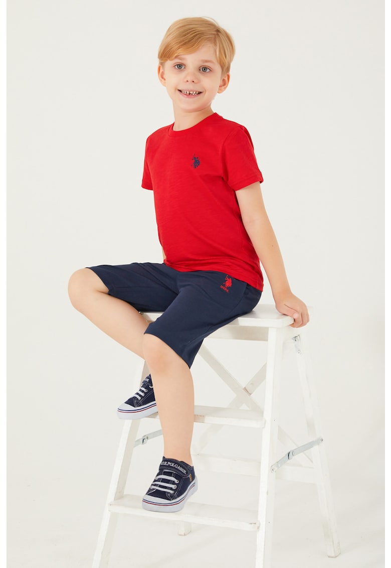 Памучни тениска и къс панталон US Polo Assn