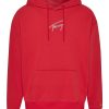 Памучно худи с паднали ръкави Tommy Jeans