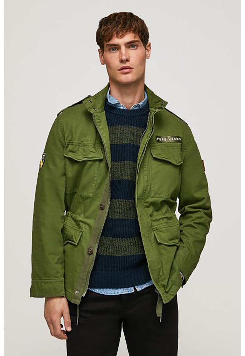 Памучно яке Jovan с регулируема талия Pepe Jeans London