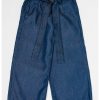 Панталон с лиосел с широк крачол GUESS JEANS