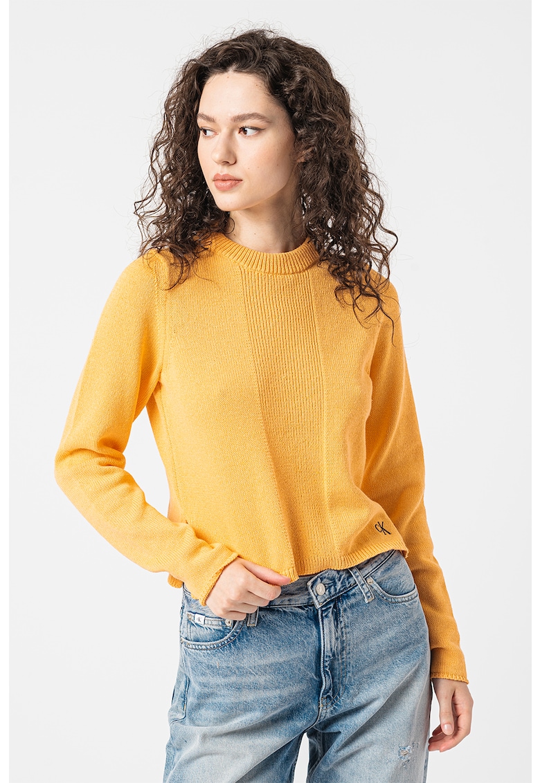 Пуловер с цепки встрани CALVIN KLEIN JEANS