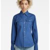 Риза по тялото с пришити джобове G-Star RAW
