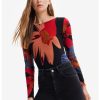 Рипсено боди с принт DESIGUAL