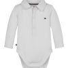 Рипсено боди с яка Tommy Hilfiger