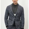Сако с вълна с джобове без закопчаване ACCo