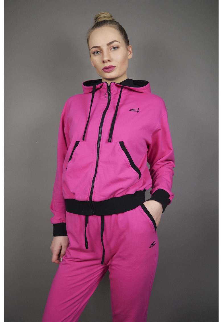 Спортен екип с цип и скосени джобове отпред ELEY DESIGN