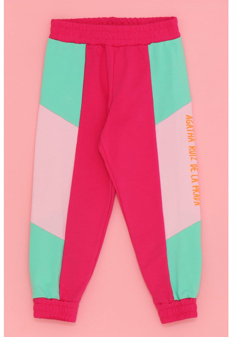 Спортен панталон с дизайн с цветен блок Agatha Ruiz de la Prada