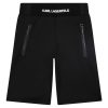 Спортни бермуди с джобове с цип KARL LAGERFELD KIDS