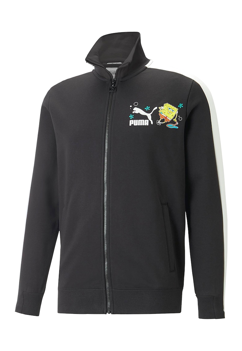 Суитшърт T7 с цип и щампа на Spongebob Puma